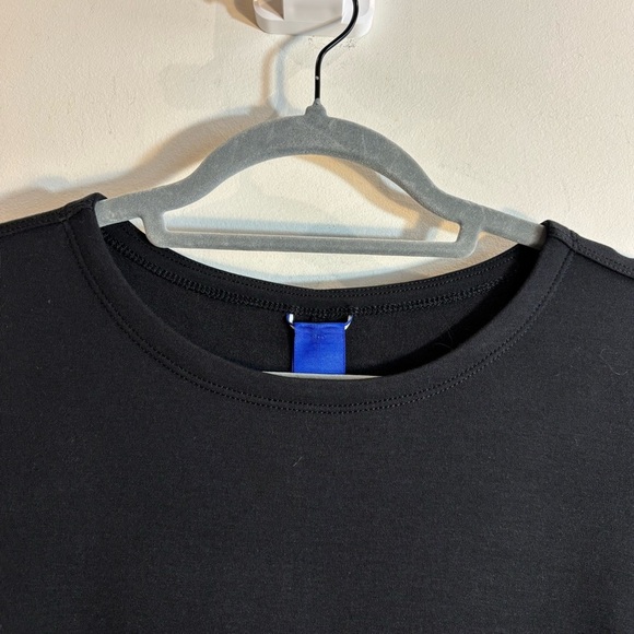 KIT and ACE Sz M Maxi Dress Zipper Side Pocket Short Sleeve Modal Wool Blend - Picture 2 of 10